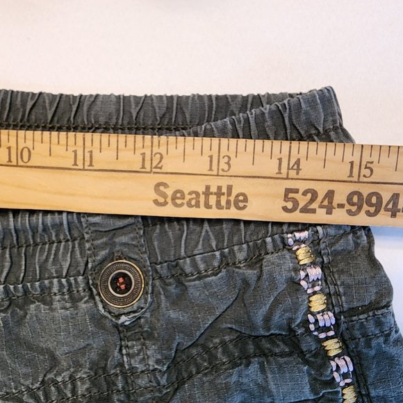 Anthropologie, Women's Jogger Pant, Size 25, Green, accent Trim, Casual, Relaxed - Picture 10 of 13